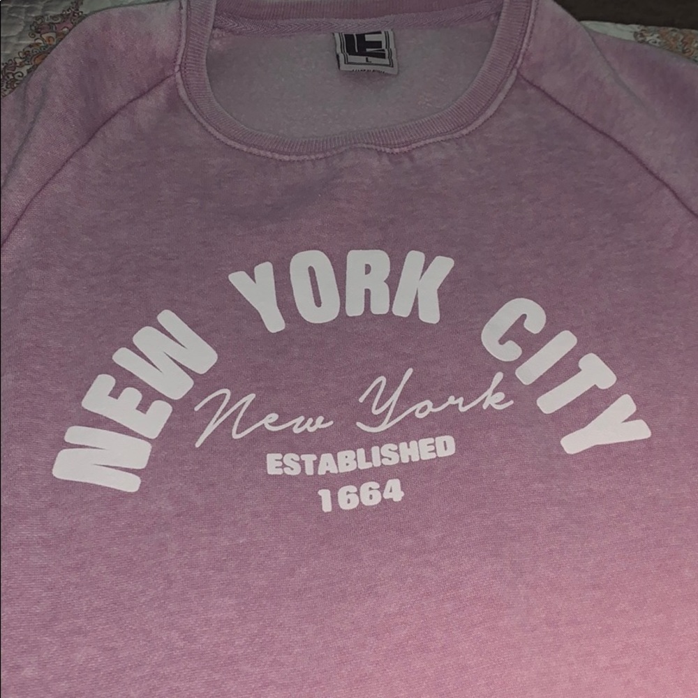 NYC crewneck sweatshirt by Liquid Energy Apparel
